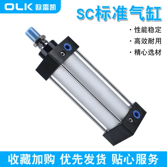 Aluminium Alloy Double Acting Cylinder Sc 100X100 Standard Cylinder with PT/NPT